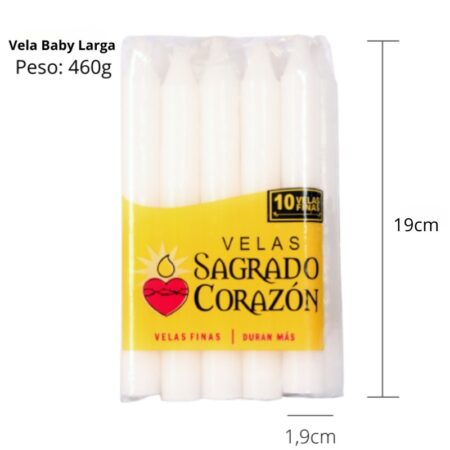 Vela Baby Larga