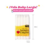 Vela Baby Larga