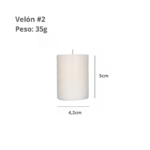 Docena velón #2 Blanco