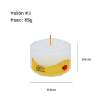 Velón #3 Blanco