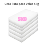 5kg Cera lista + 40 Mechas