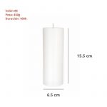 Velón #8 Blanco Sin Etiqueta