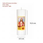 Velón #8 Blanco Santos Surtidos