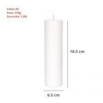 Velón #9 Blanco Sin Etiqueta