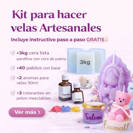 Kit Completo para hacer velas aromaticas