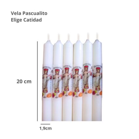 Vela Pascualito 1,9x20cm