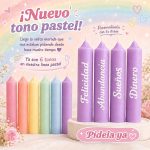 Vela Baby Morada Pastel- Nueva