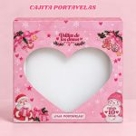 Caja Portavelas rosada x25 Unidades